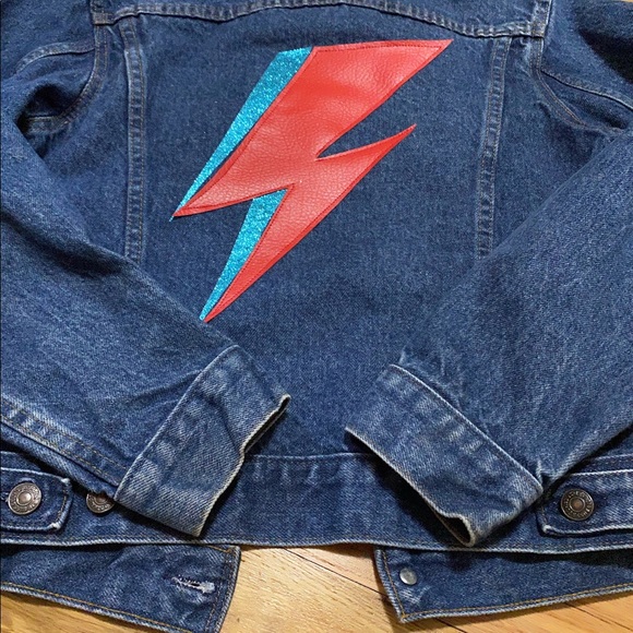 💥SOLD💥 Vintage Levi’s Denim Trucker David Bowie Jacket - Picture 3 of 11